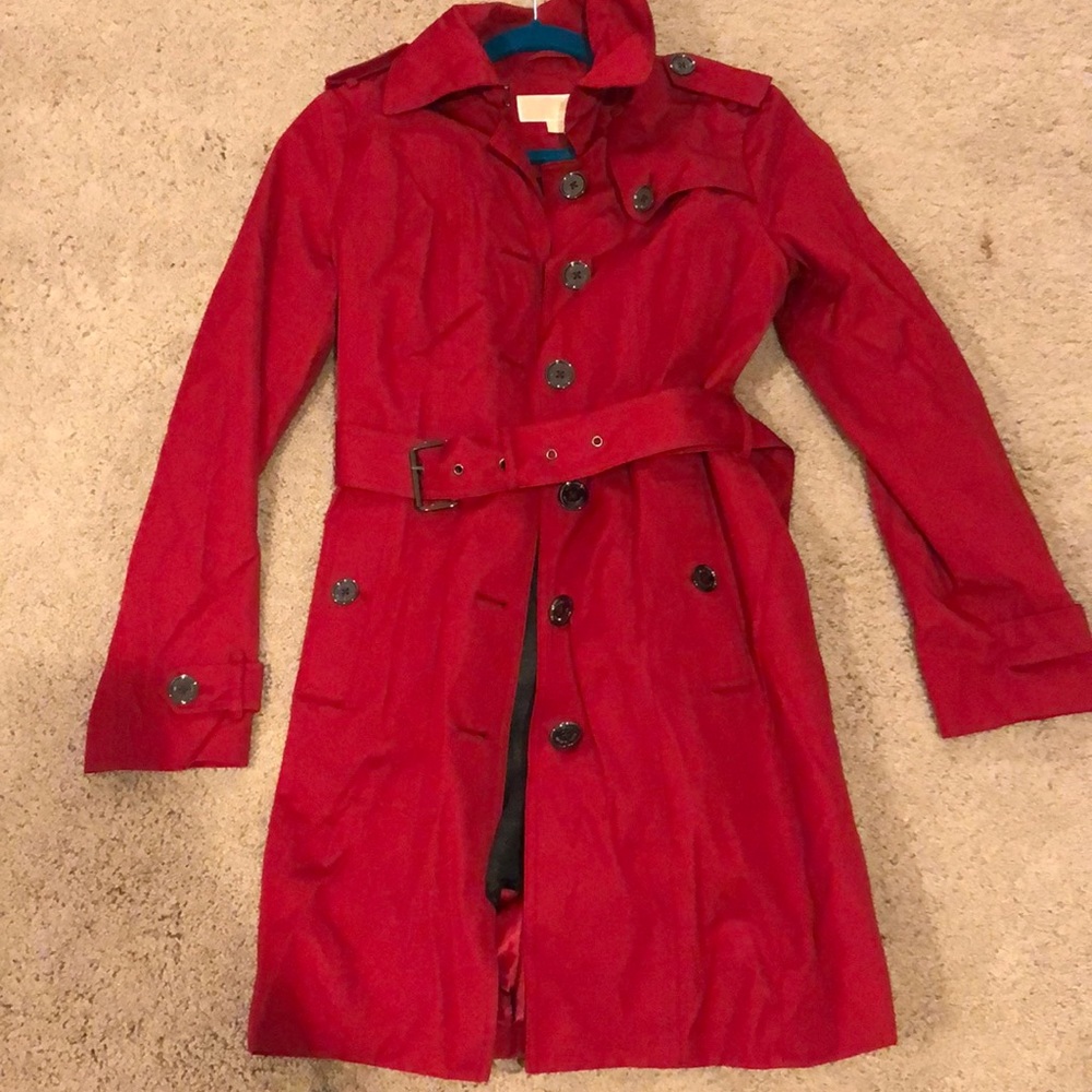 Michael Kors Red trench coat